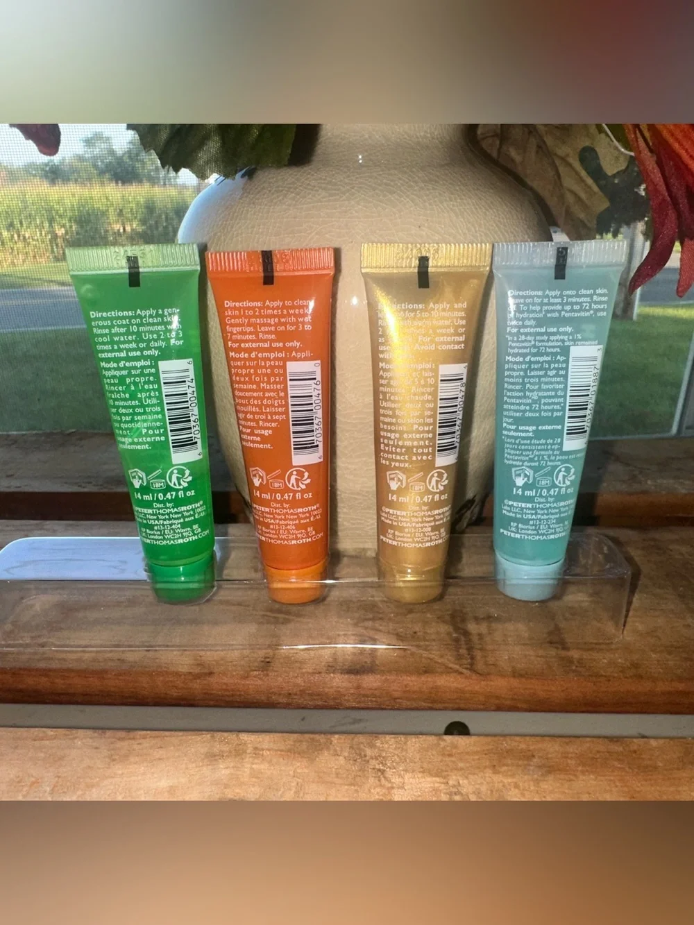 Peter Thomas Roth Mini Mask Set in Pink Packaging with Multicolor Tubes -New
